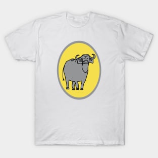 Ultimate Gray Ox on Illuminating Oval T-Shirt